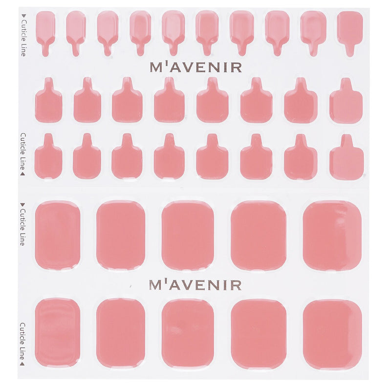 Mavenir Nail Sticker (Pink) - # Autumn Pink Rose Pedi  36pcs