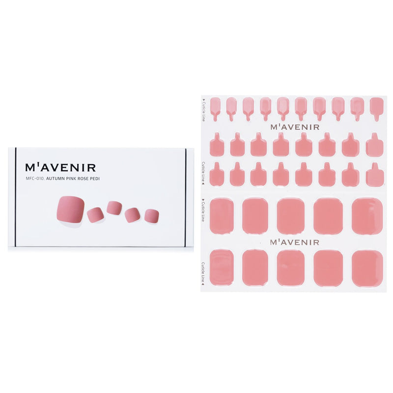 Mavenir Nail Sticker (Pink) - # Autumn Pink Rose Pedi  36pcs