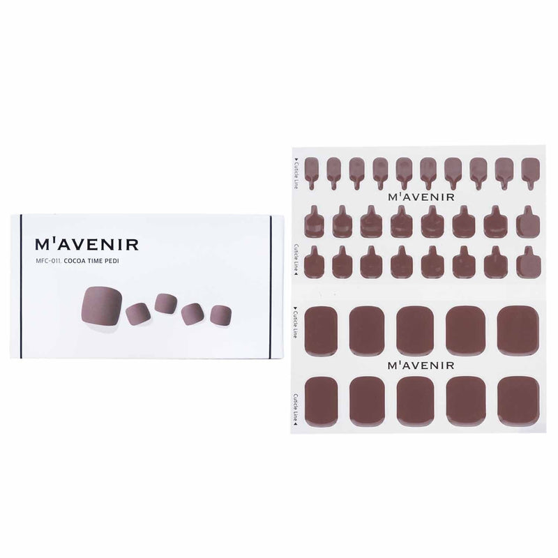 Mavenir Nail Sticker (Brown) - # Cocoa Time Pedi  36pcs