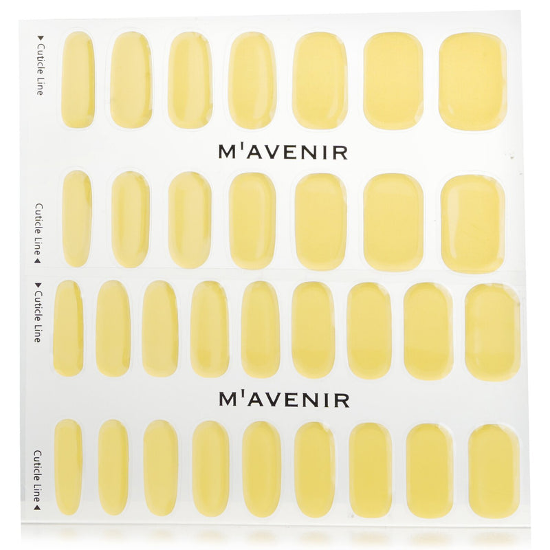 Mavenir Nail Sticker (Patterned) - # Nutty Yellow Nail  32pcs