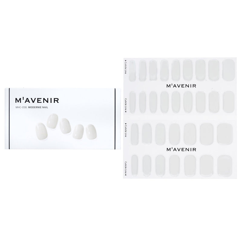 Mavenir Nail Sticker (White) - # Silver Wedding Ring Nail  32pcs