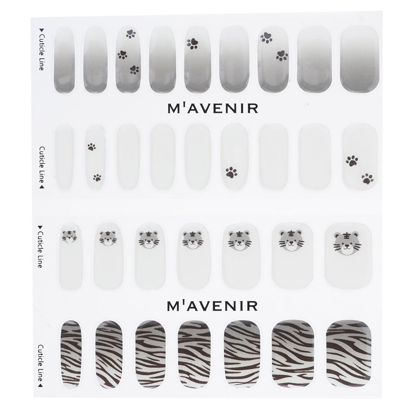 Mavenir Nail Sticker (Patterned) - # Tiger Punch Nail  32pcs