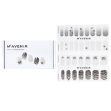 Mavenir Nail Sticker (Patterned) - # Cream Blue Leopardo Nail  32pcs