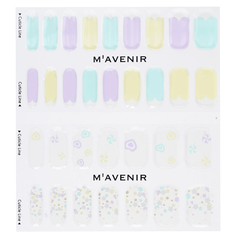 Mavenir Nail Sticker (Assorted Colour) - # Candy Pop Nail  32pcs