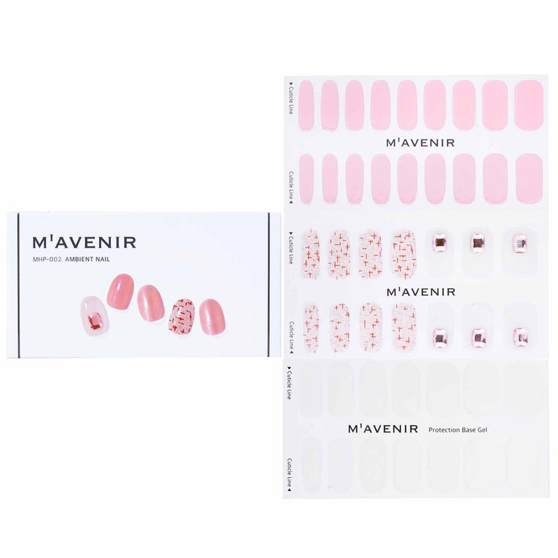 Mavenir Nail Sticker (Pink) - # Autumn Pink Rose Pedi  36pcs