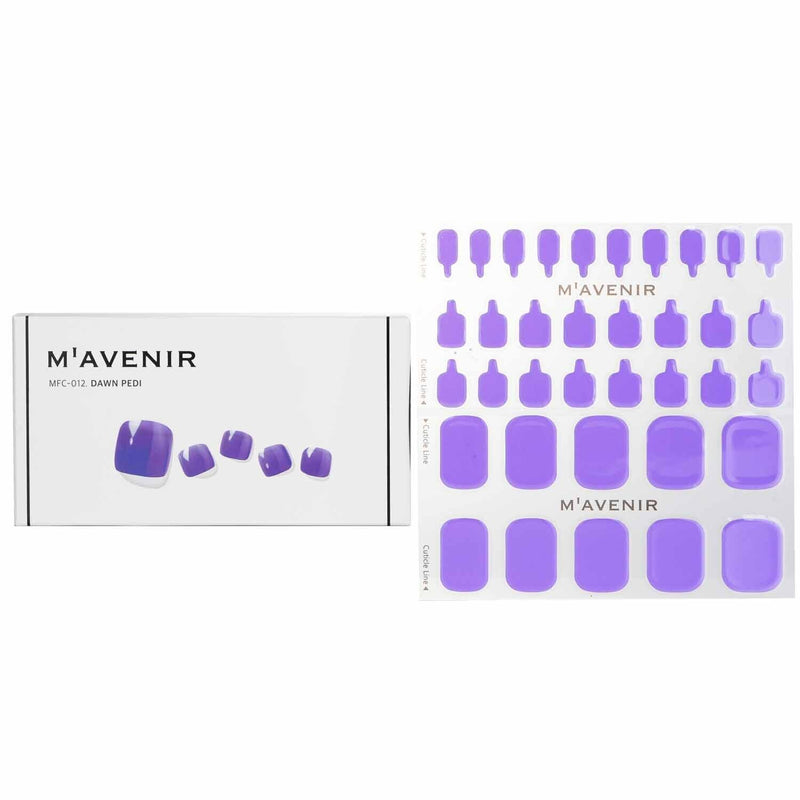 Mavenir Nail Sticker (Purple) - # Dawn Pedi  36pcs