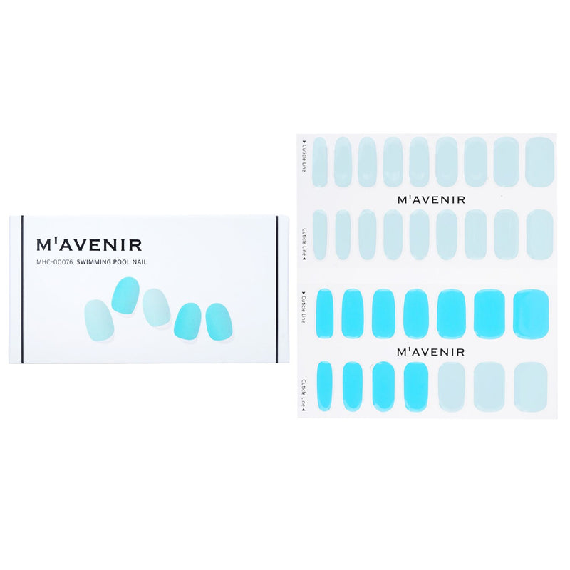 Mavenir Nail Sticker (Blue) - # Aqua Garden Nail  32pcs