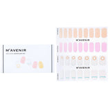 Mavenir Nail Sticker (Assorted Colour) - # Wholegrain Mustard Matt Nail  32pcs