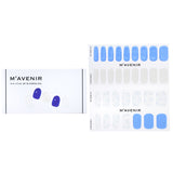 Mavenir Nail Sticker (Assorted Colour) - # Grid And Dot Tree Nail  32pcs