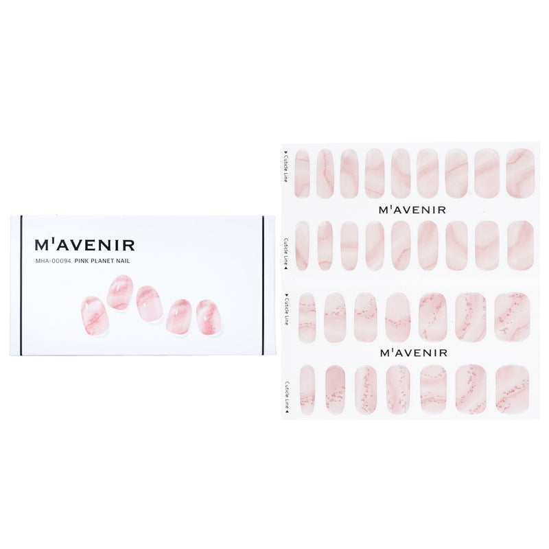 Mavenir Nail Sticker (Pink) - # Tear Drop Nail  32pcs