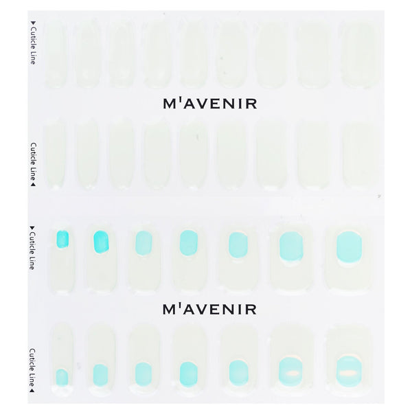 Mavenir Nail Sticker (Green) - # Glass Neon Green Nail  32pcs