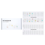 Mavenir Nail Sticker (White) - # White Cow Nail  32pcs