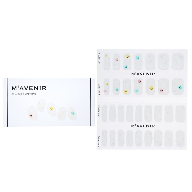 Mavenir Nail Sticker (White) - # Likey Nail  32pcs