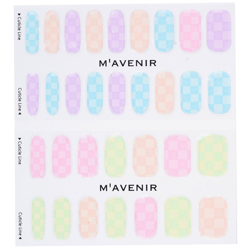 Mavenir Nail Sticker (Assorted Colour) - # Neon Racer Nail  32pcs