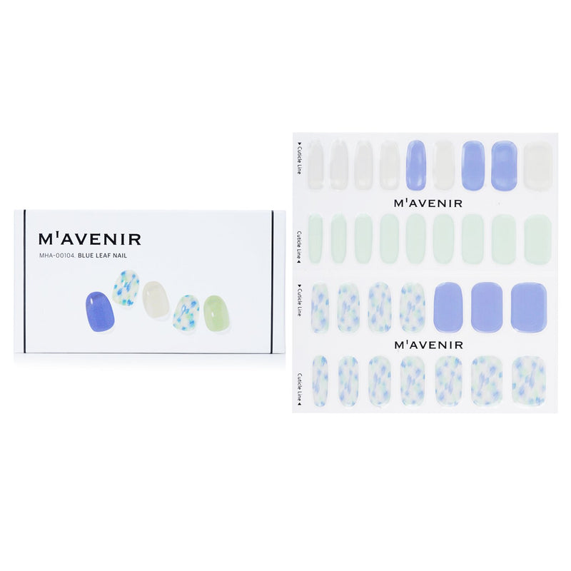 Mavenir Nail Sticker - # Cream Blue Matt Nail  32pcs