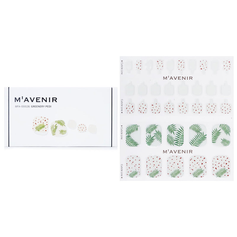 Mavenir Nail Sticker (Patterned) - # Gingham Check With Purple Nail  32pcs