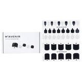 Mavenir Nail Sticker (Black) - # Classic Black Pedi  36pcs