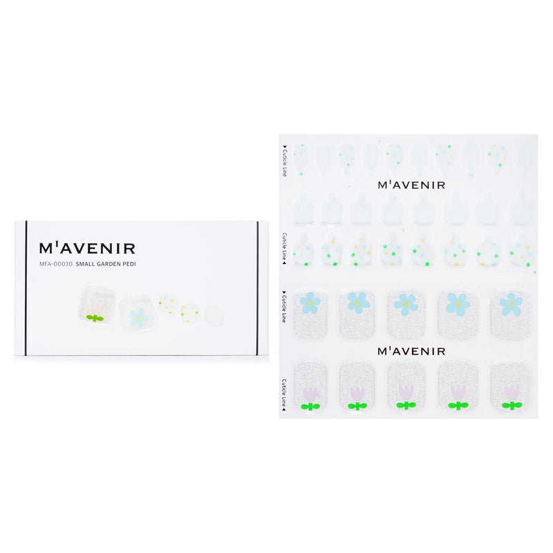 Mavenir Nail Sticker (White) - # Silver Wedding Ring Nail  32pcs