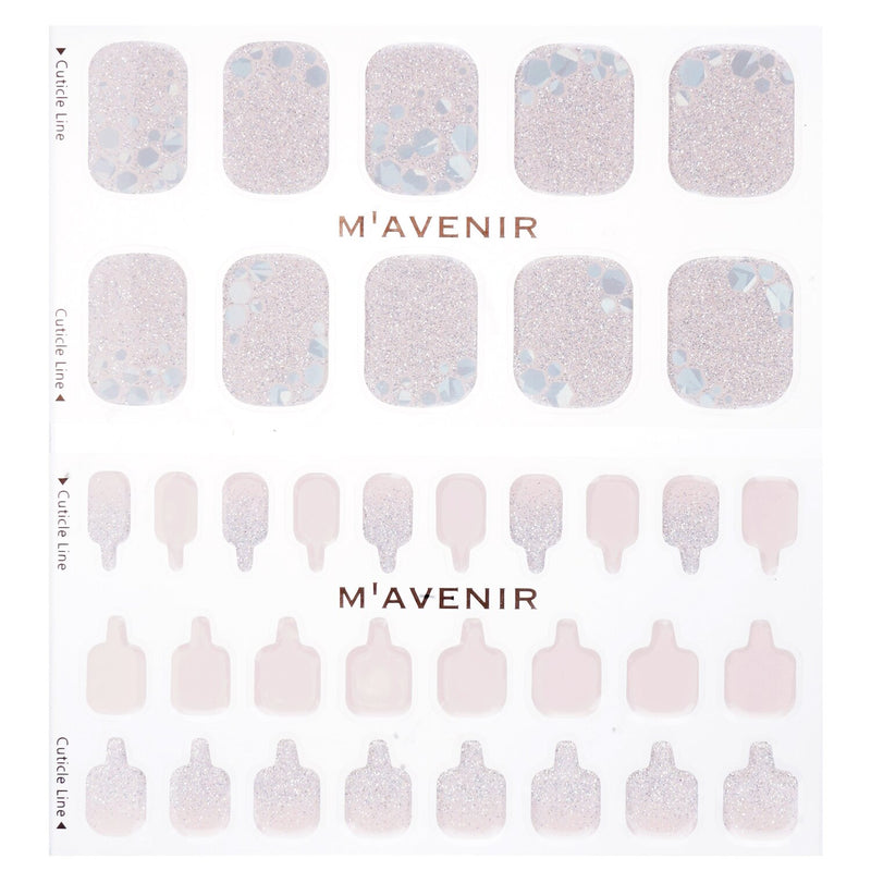 Mavenir Nail Sticker (Assorted Colour) - # Soft Shell Pedi  36pcs