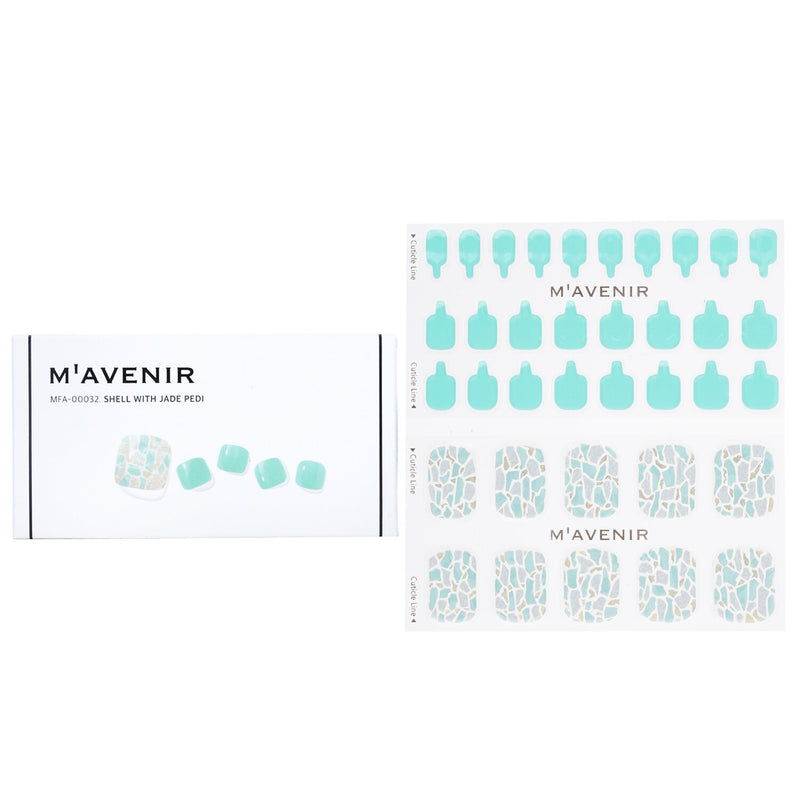 Mavenir Nail Sticker (Blue) - # Blue Mariposa Nail  32pcs