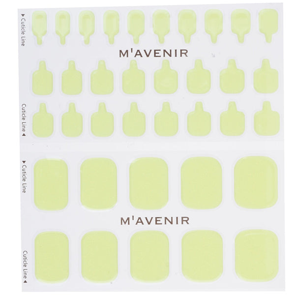 Mavenir Nail Sticker (Yellow) - # Lemon Crumble Pedi  36pcs