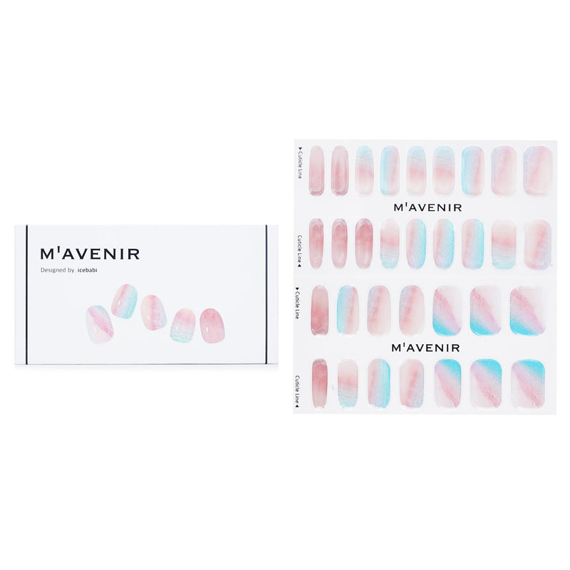Mavenir Nail Sticker (Pink) - # Cherry Marble Pedi  36pcs