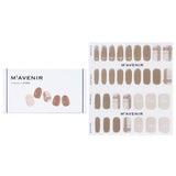 Mavenir Nail Sticker (Brown) - # Brown Milk Tea Nail  32pcs