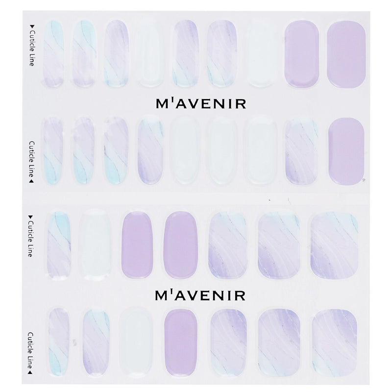 Mavenir Nail Sticker (Assorted Colour) - # Silver Pointnail Nail  32pcs