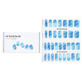 Mavenir Nail Sticker (Blue) - # Splinkle With Tinted Green Nail  32pcs