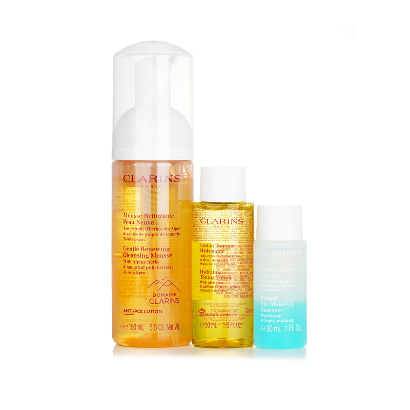 Clarins Face Cleansing Ritual Set  3pcs