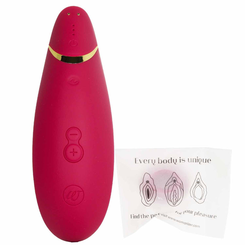 WOMANIZER Premium 2 Clitoral Stimulator - # Bordeaux  1pc