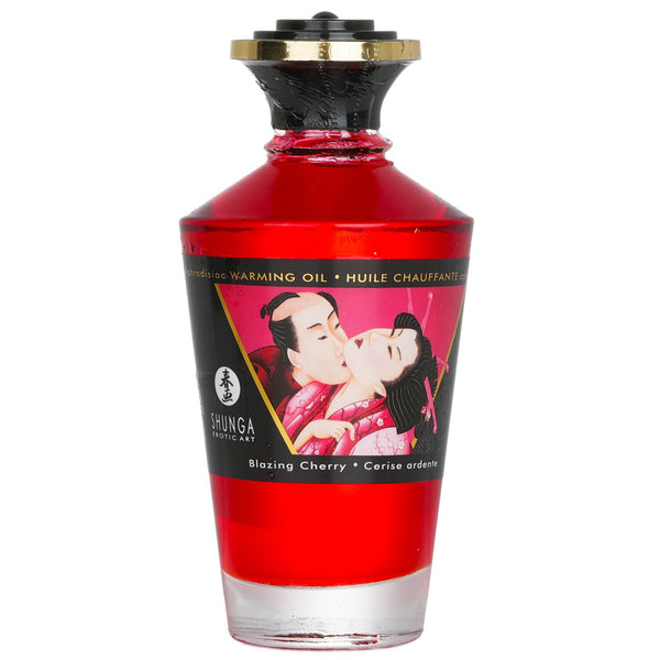 SHUNGA Aphrodisiac Warming Oil - Blazing Cherry  100ml/3.5oz