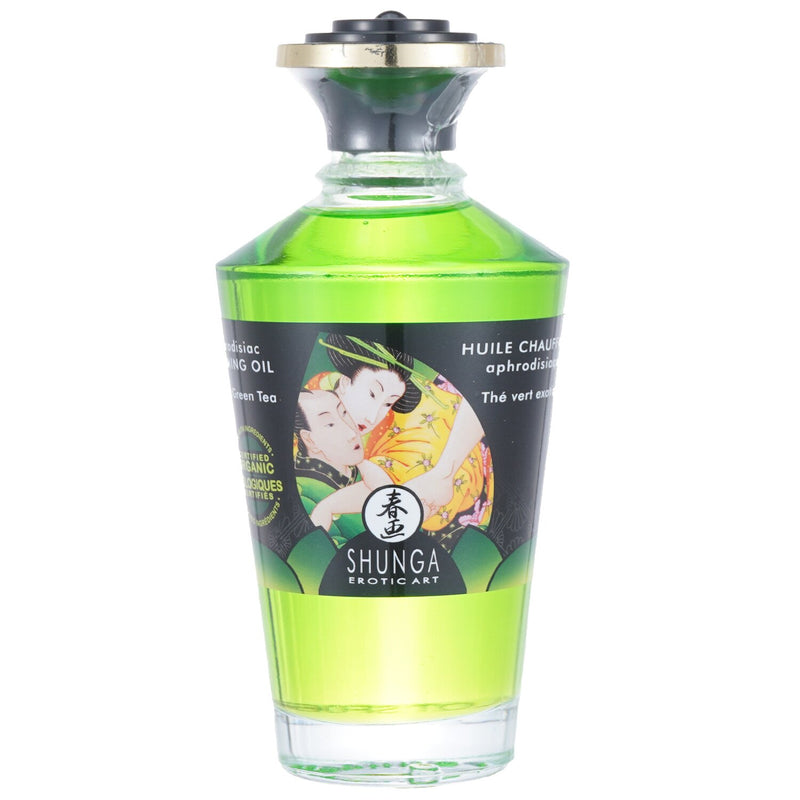 SHUNGA Aphrodisiac Warming Oil - Organica Exotic Green Tea  100ml/3.5oz