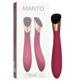 VIOTEC Manto G-spot Massager Vibrator - # Wine Red  1pc