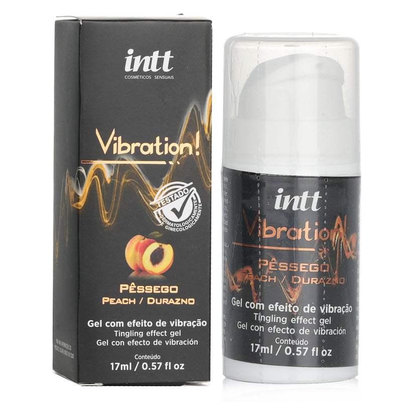 INTT Vibration Tingling Effect Gel - Peach  17ml/0.57oz
