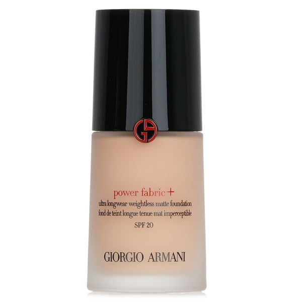 Giorgio Armani Power Fabric+ Ultra Longwear Weightless Matte Foundation SPF 20 - # 2.5  30ml/1oz