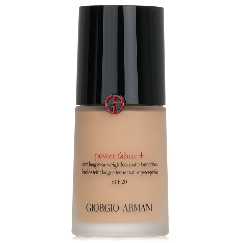 Giorgio Armani Power Fabric+ Ultra Longwear Weightless Matte Foundation SPF 20 - # 4  30ml/1oz