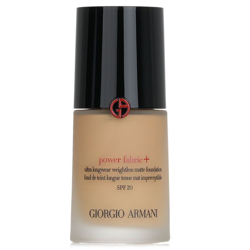 Giorgio Armani Power Fabric+ Ultra Longwear Weightless Matte Foundation SPF 20 - # 6  30ml/1oz