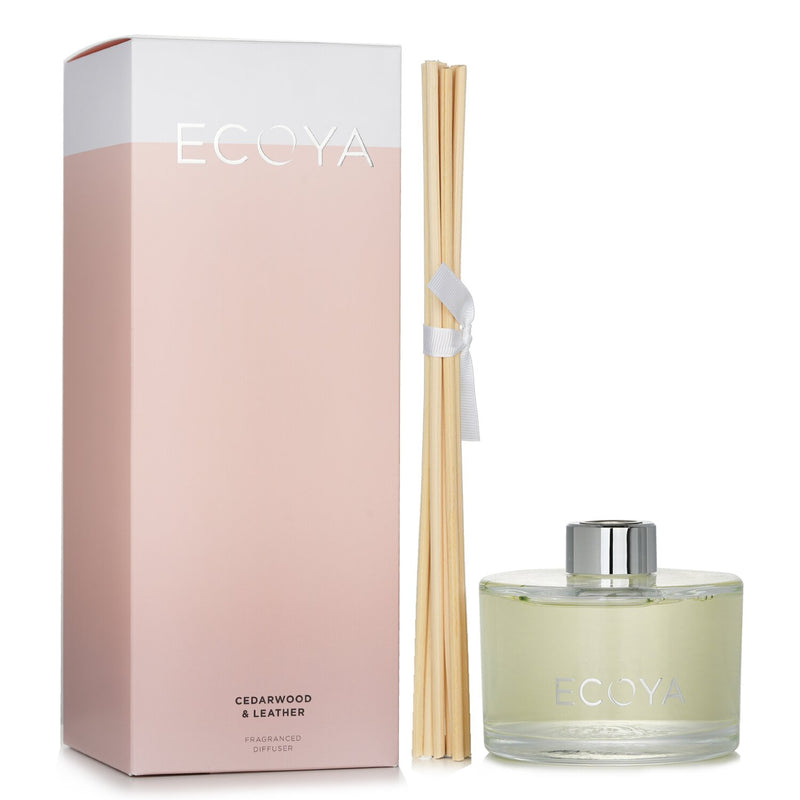 Ecoya Reed Diffuser - Cedarwood & Leather  200ml/6.8oz