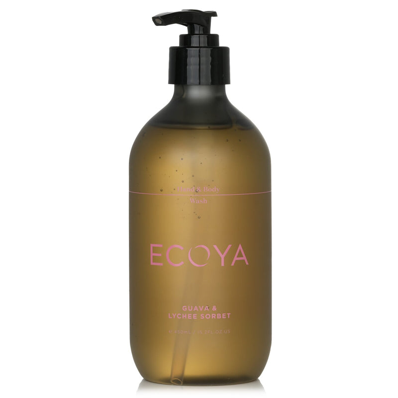 Ecoya Hand & Body Wash - Guava & Lychee  450ml/15.2oz