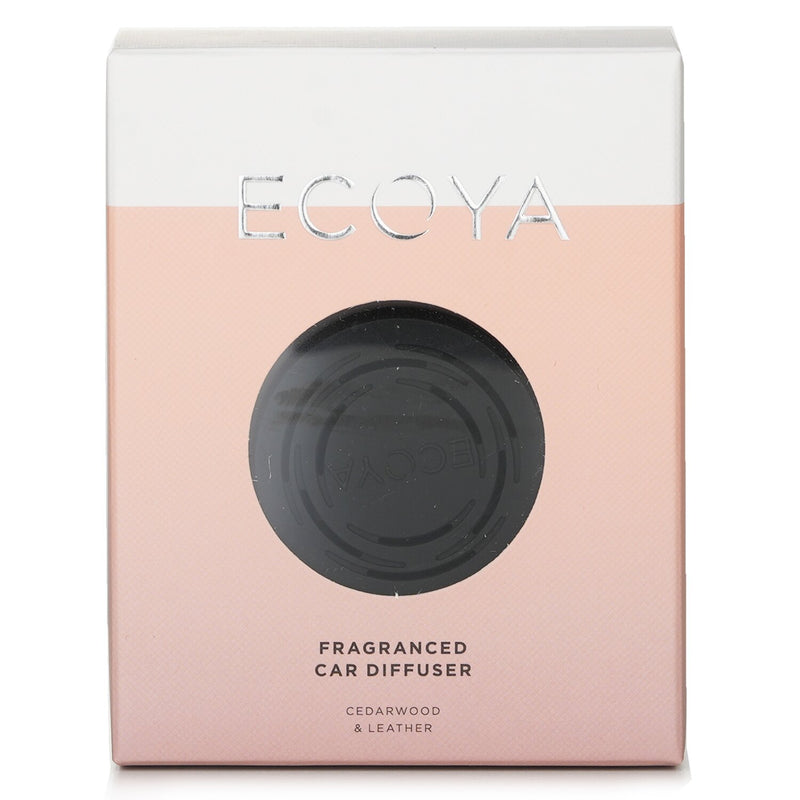 Ecoya Car Diffuser - Cedarwood & Leather  1pc