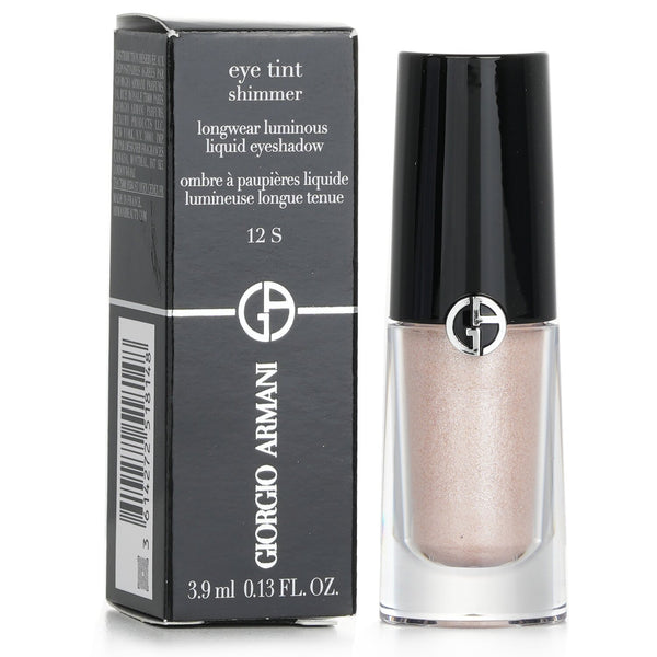 Giorgio Armani Eye Tint Shimmer Longwear Luminous Liquid Eyeshadow - # 12 S Shell  3.9ml/0.13oz