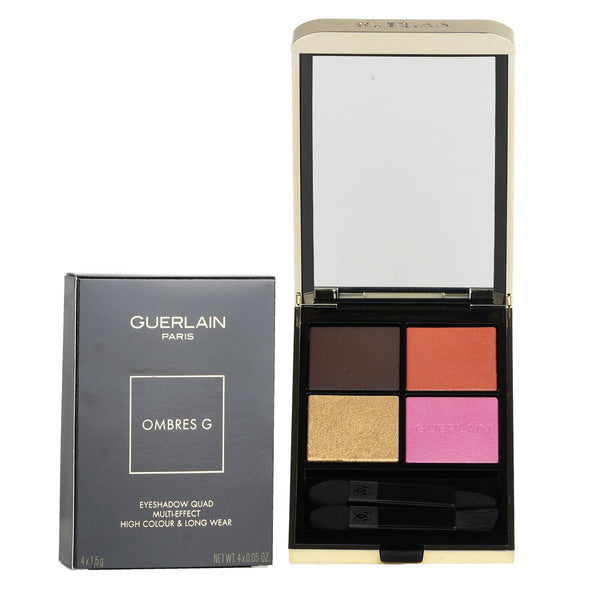 Guerlain Ombres G Eyeshadow Quad 4 Colours (Multi Effect, High Color, Long Wear) - # 555 Metal Betterfly  4x1.5g/0.05oz