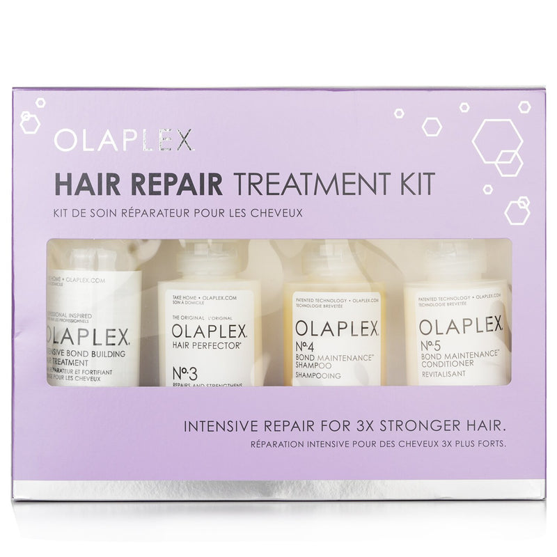 Olaplex Hair Repair Treatment Kit: No. 0 Intensive Treatment+No. 3 Hair Perfector+No. 4 Bond Shampoo+No. 5 Bond Conditioner  4pcs