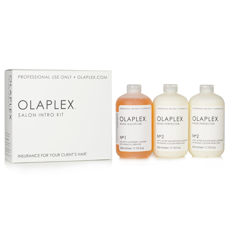 Olaplex Salon Intro Kit: No. 1 Bond Multiplier 525ml + No. 2 Bond Perfector 525ml x2  3pcs