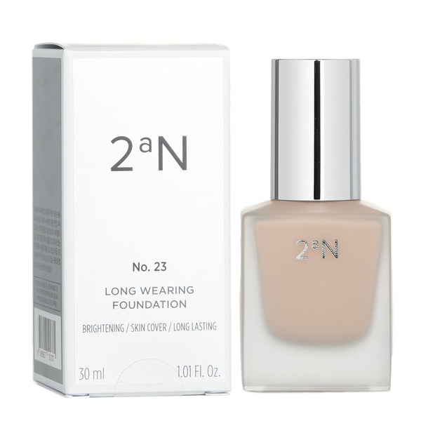 2aN Long Wearing Foundation - # 23 Natural Beige  30ml/1.01oz