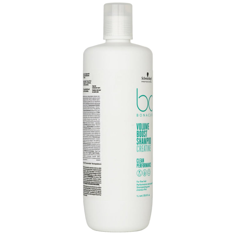 Schwarzkopf BC Bonacure Volume Boost Shampoo Creatine (For Fine Hair)  1000ml/33.8oz