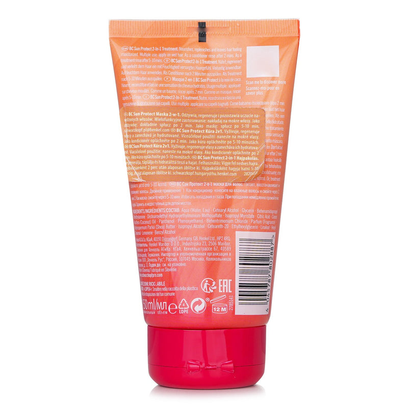 Schwarzkopf BC Bonacure Sun Protect 2 In 1 Treatment Coconut (For Sun-Stressed Hair)  150ml/5oz