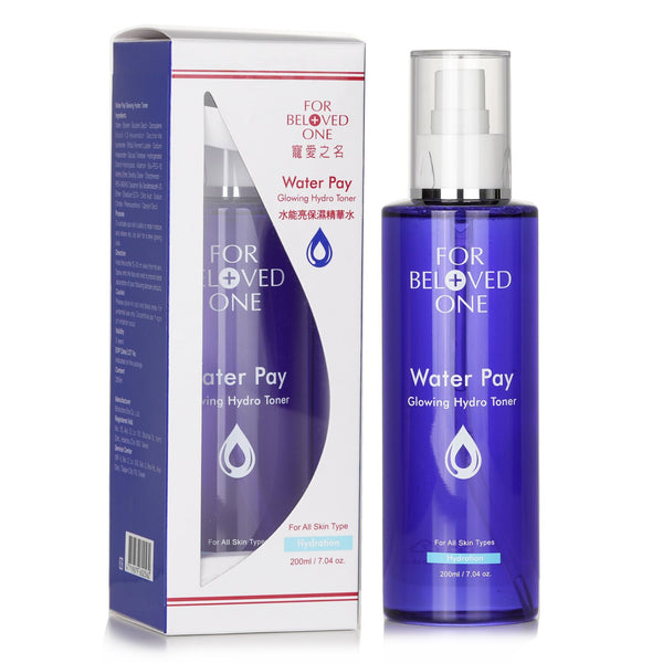 For Beloved One Water Pay Glowing Hydro Toner  200ml/7.04oz