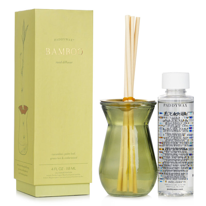 Paddywax Flora Reed Diffuser - Bamboo  118ml/4oz